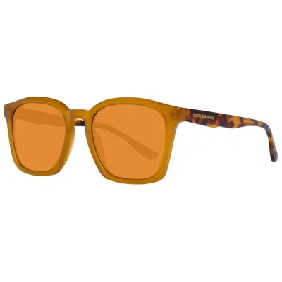 Scotch & Soda Yellow Men Sunglasses In Orange