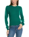 Scott & Scott London Knit Wool & Cashmere-blend Sweater In Green