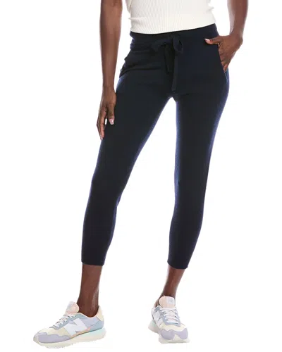 Scott & Scott London Plain Cashmere Jogger In Blue