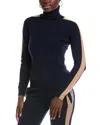 Scott & Scott London Turtleneck Cashmere Sweater In Blue