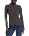 Scott & Scott London Turtleneck Cashmere Sweater In Gray