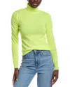 Scott & Scott London Turtleneck Cashmere Sweater In Green