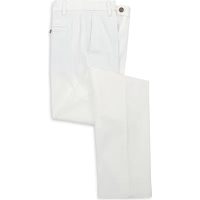 Scott Barber Classic Fit Ultimate Twill Chinos In White