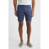 Scott Barber Flat Front Shorts In Navy