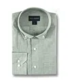 Scott Barber Heathered Chambray Solid, Sage In Green