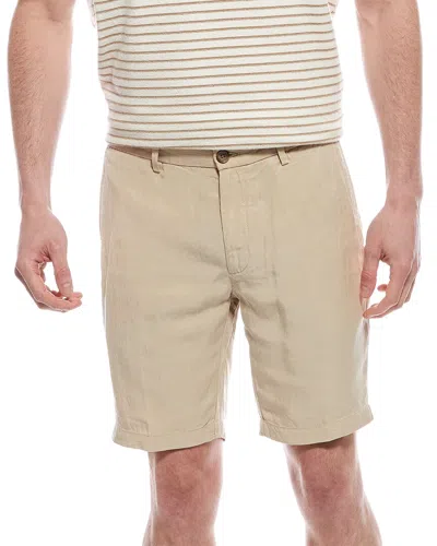 SCOTT BARBER SCOTT BARBER LINEN-BLEND SHORT