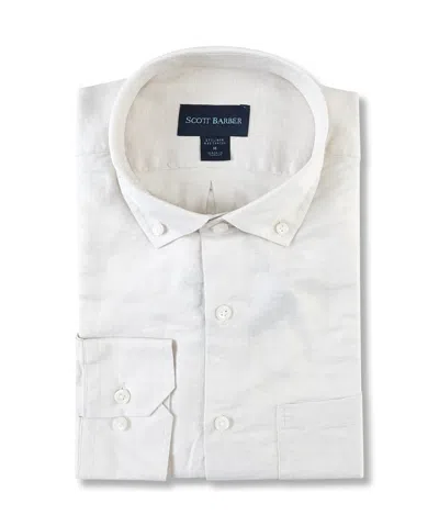 Scott Barber Linen/tencel Solid Twill, Natural In Multi