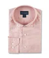 Scott Barber Twill Solid Linen-blend Shirt In White
