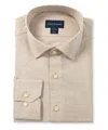 Scott Barber Men's Heathered Solid Shirt In Camel In Brown