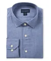 Scott Barber Men's Heathered Solid Shirt In Navy In Blue