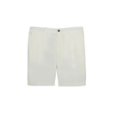 Scott Barber Men's Linen Blend Shorts In Cream In White