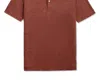 Scott Barber Men's Linen Melange Polo Shirt In Spice In White
