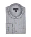 Scott Barber Men's Organic Cotton Check Shirt In Blue In Blue