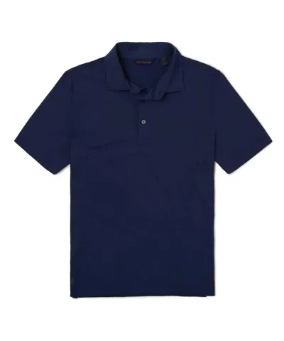 Scott Barber Men's Tech Jersey Polo In Navy In Blue