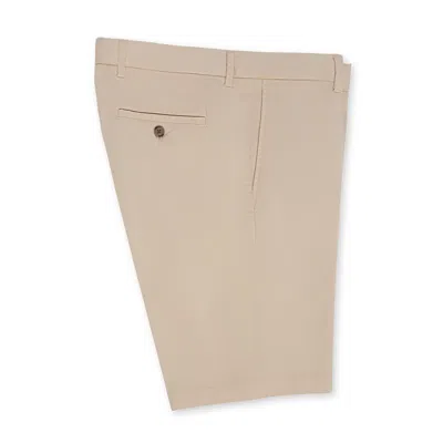 Scott Barber Microsanded Stretch Twill Short, Khaki In Beige
