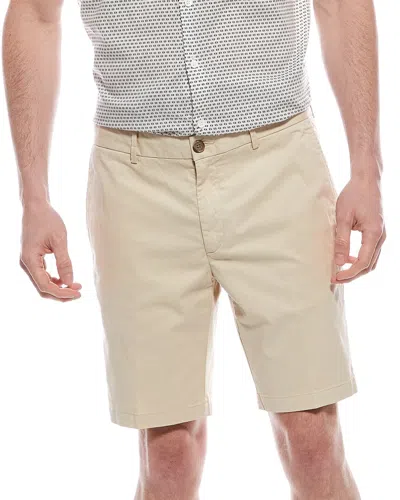 Scott Barber Microsanded Twill Short In Metallic