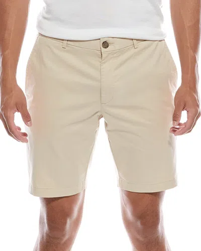 Scott Barber Microsanded Twill Short In Neutral