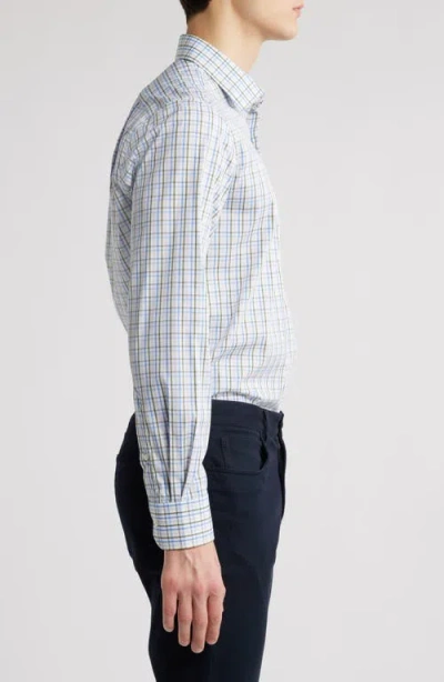 Scott Barber Performance Button-up Shirt In Sage