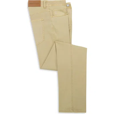 Scott Barber Savannah Straight Leg Twill 5-pocket Pants In Nude