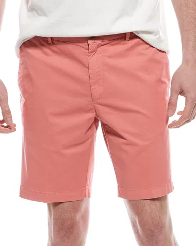 Scott Barber Savannah Twill Microsanded Stretch Short In Pink