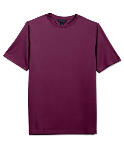 Scott Barber Soft Performance Tee, Grape In Yellow