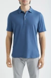 Scott Barber Solid Performance Golf Polo In Blue