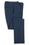 Scott Barber Sono Flat Front Stretch Chinos In Blue