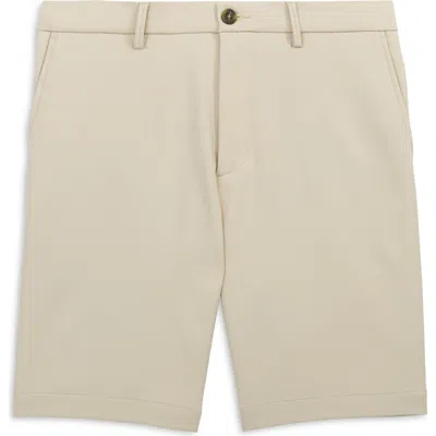 Scott Barber Sonoma Flat Front Travel Shorts In Neutral