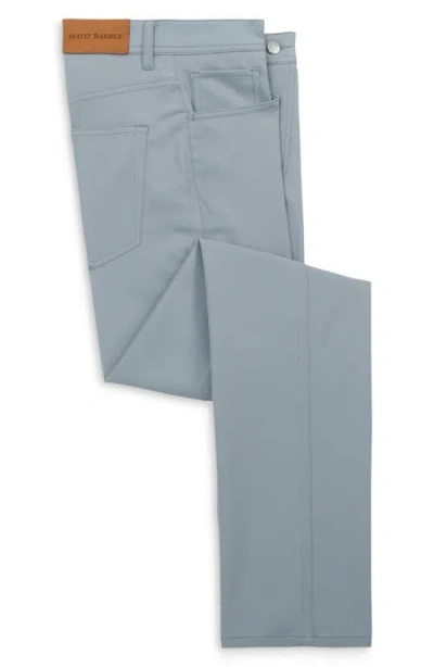 Scott Barber Sonoma Twill Five-pocket Pants In Silver