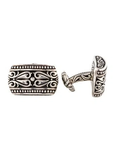 Pre-owned Scott Kay Filigree Cufflinks In Multi