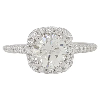 Pre-owned Scott Kay Gia Certified Round Brilliant Cut Diamond Engagement Ring In Multi