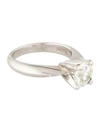 Pre-owned Scott Kay Platinum 1.62ct Diamond Solitaire Engagement Ring In Multi