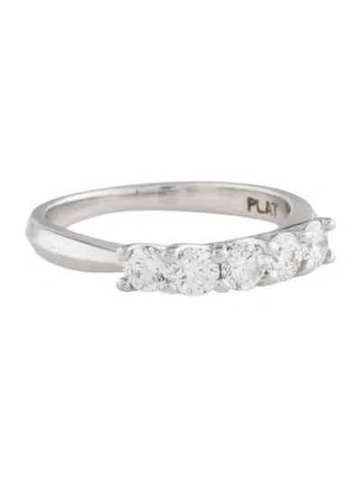 Pre-owned Scott Kay Platinum Diamond Band In Multi