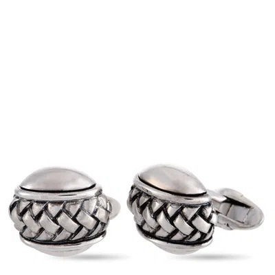Scott Kay Sterling Silver Oval Cufflinks In Multi