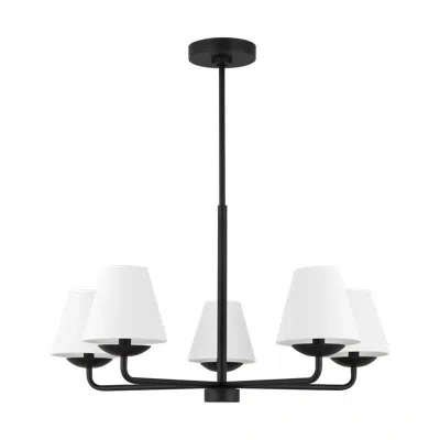 Scott Living Albion Medium Chandelier In Midnight Black
