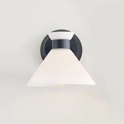 Scott Living Belcarra 1-light Small Sconce In Midnight Black