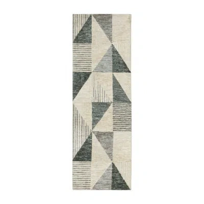 Scott Living By Drew And Jonathan Oblique  Area Rug In Tan