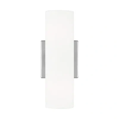 Scott Living Capalino 2-light Medium Sconce In Brushed Steel