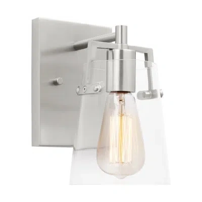 Scott Living Crofton 1-light Small Sconce In Brushed Steel