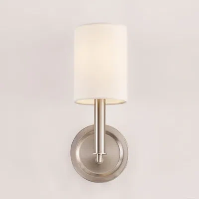 Scott Living Egmont 1-light Medium Sconce In Brushed Steel