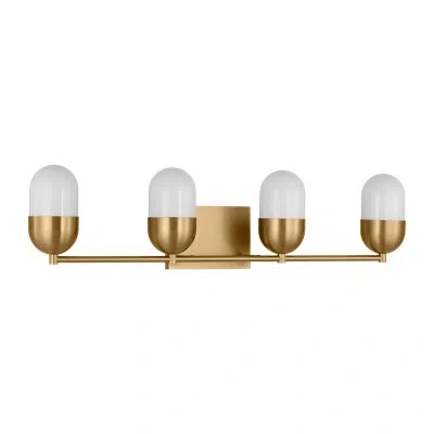 Scott Living Foster Extra Large Vanity In Satin Brass