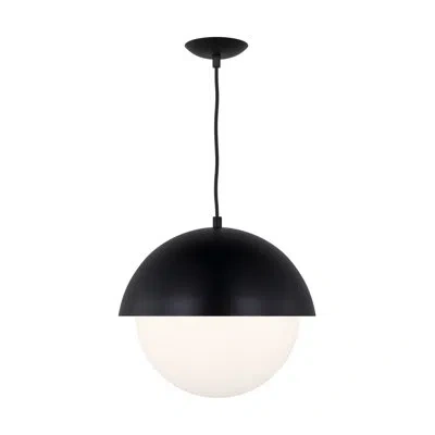 Scott Living Hyde 1-light Large Pendant In Midnight Black