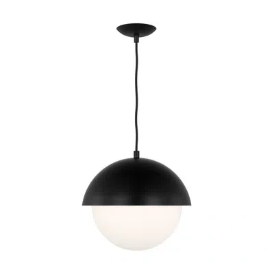 Scott Living Hyde 1-light Medium Pendant In Midnight Black