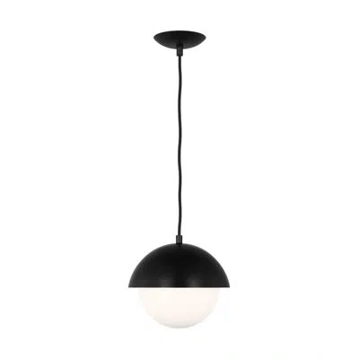 Scott Living Hyde 1-light Small Pendant In Midnight Black
