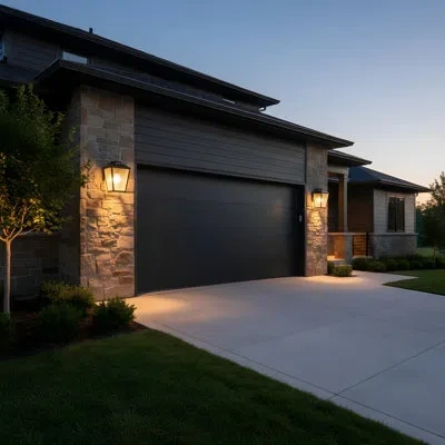 Scott Living Kennewick Outdoor Fixture With Clear Seeded Shade In Antique Bronze