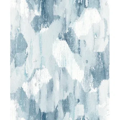Scott Living Mahi 33' L X 20.5" W Wallpaper Roll In Blue