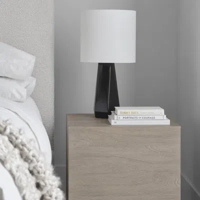 Scott Living Moresby 1-light Medium Table Lamp In Gloss Black