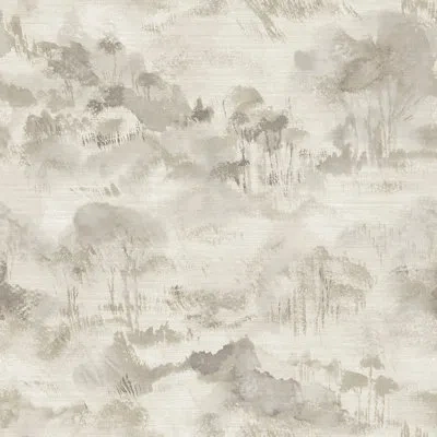 Scott Living Nara 27' L X 27" W Wallpaper Roll In Taupe