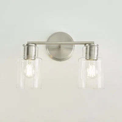 Scott Living Sayward Vanity Light In Brushed Steel