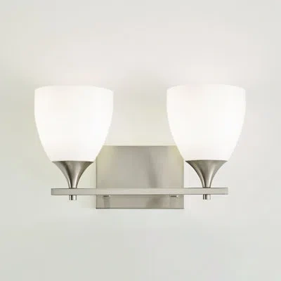 Scott Living Toffino Vanity Light In Brushed Steel